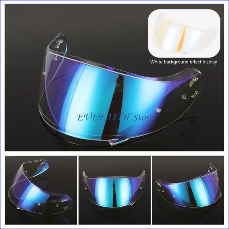 124B Motorcycle Helmets Lens Anti Fog Coating & Easy Installation Clear View Helmets Shield Motorbike Spare for Neotec II