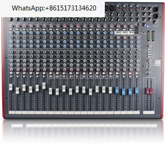 Consola mezcladora de audio Allen n Health Mezclador de música con sonido de 22 canales