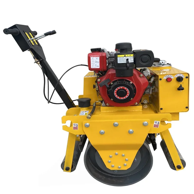 High performance 1T 3T hydraulic vibrating small mini road roller compactor machine single drum vibratory road roller