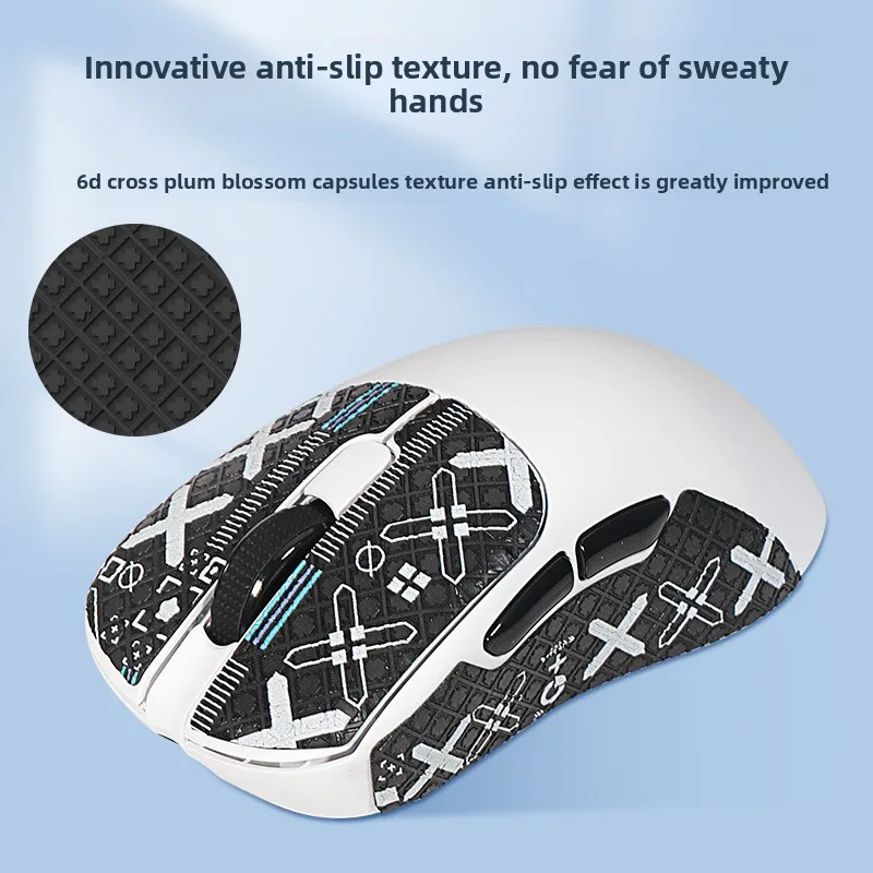 Anti-Slip Grip Tape & Mouse Skates for AJAZZ AJ179 / AJ179 Pro，Sweat-Absorbent Non-Slip Gaming Mouse Sticker