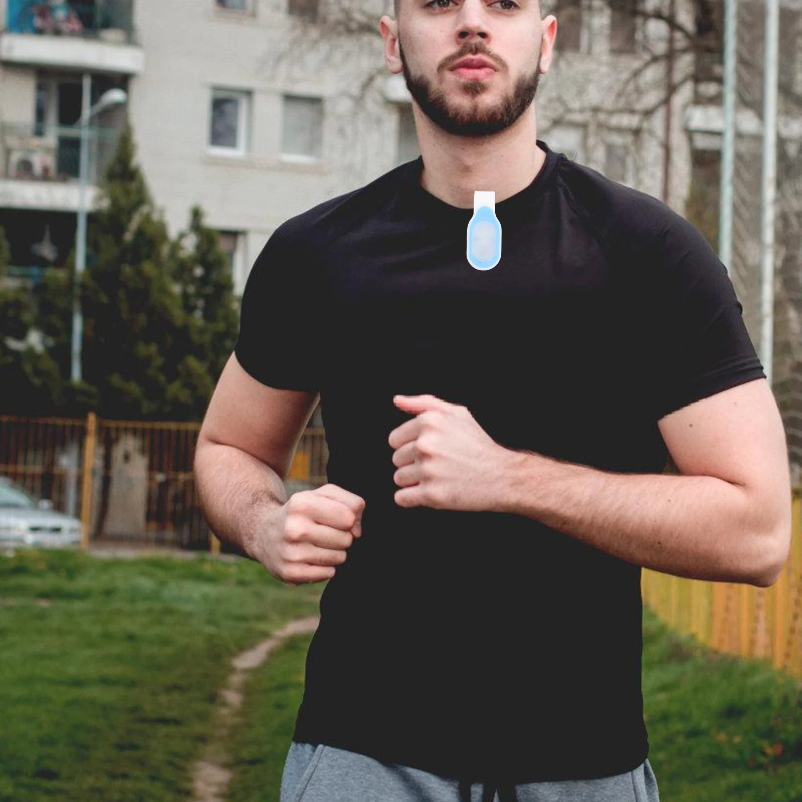 

2pcs Led Clip Light Magnetic Hands-Free Safety Flashlight For Running Night Walking Outdoor Dog Collar Light Durable Silicone