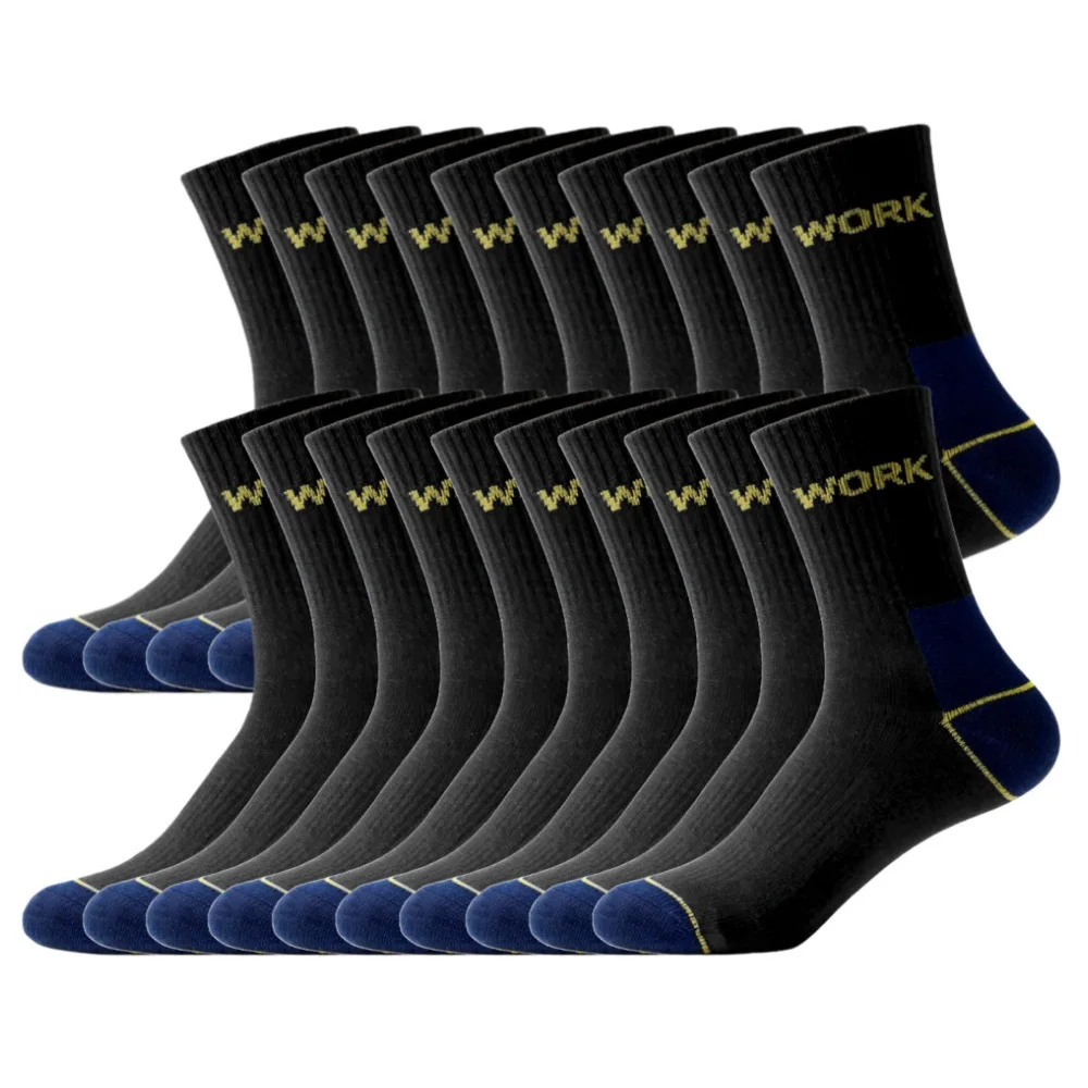 

1/10 Pairs High-Quality Men Business Odor Proof Mid Tube Socks Sweat Absorbing Breathable Sports Leisure Man Socks