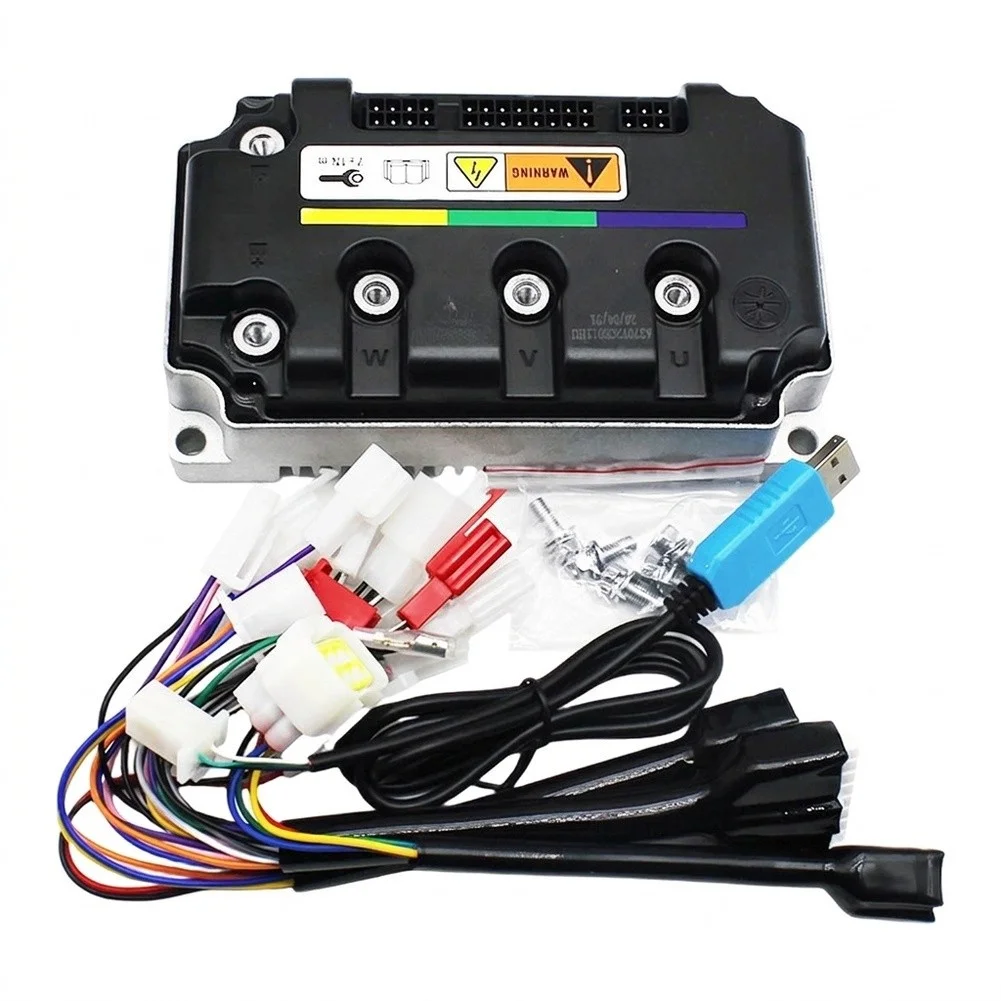 EM85 48V 60V 72V 85A Sine Wave Motor Controller For Electric Scooter 1000W 2000W DC Drive Programmable Control Unit