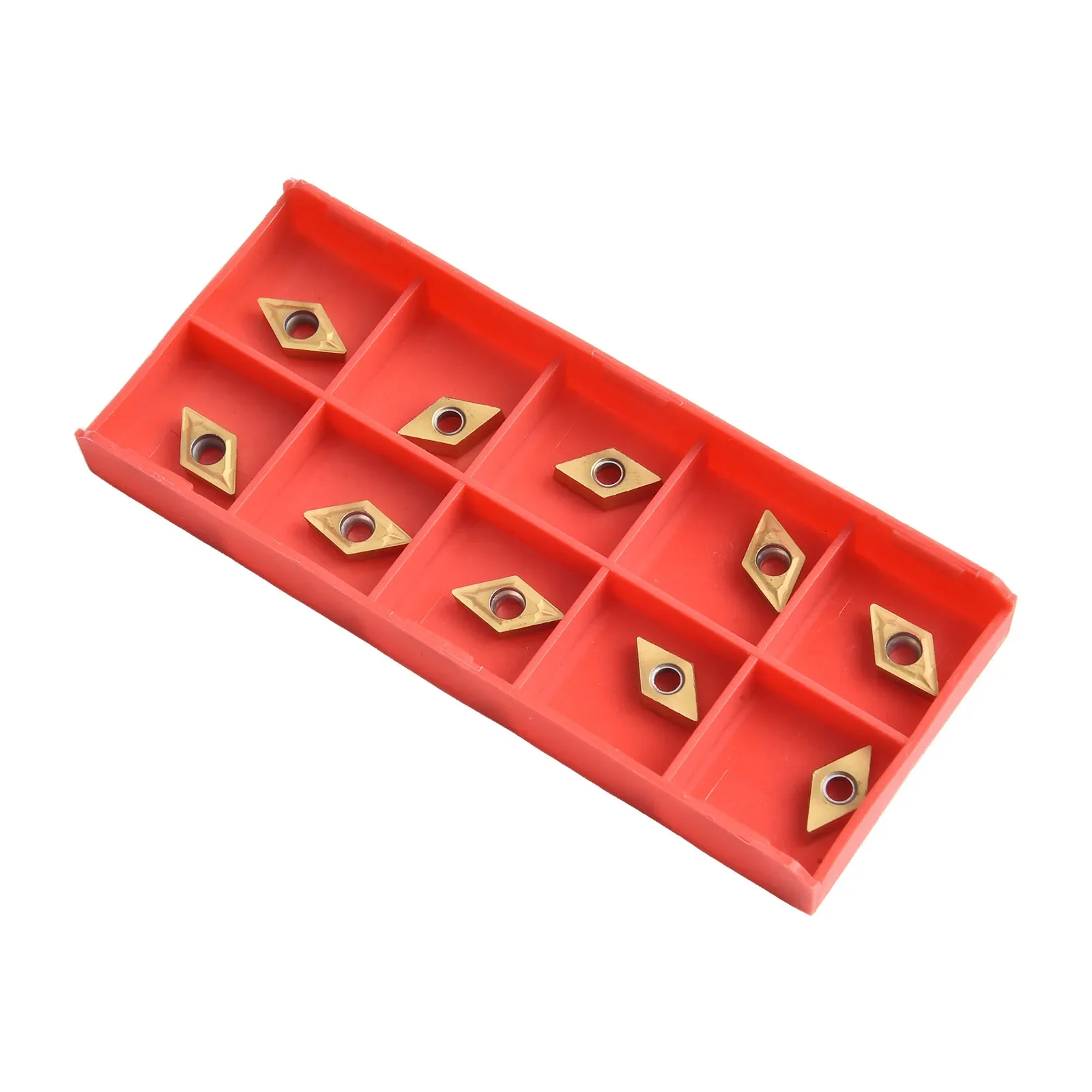 

DCMT070204 Вставка для токарных станков с покрытием CVD 0,39 x0,39 x 3,94 10 мм X 10 мм X 100 мм DCMT070204 Вставки HRA 89, твердость