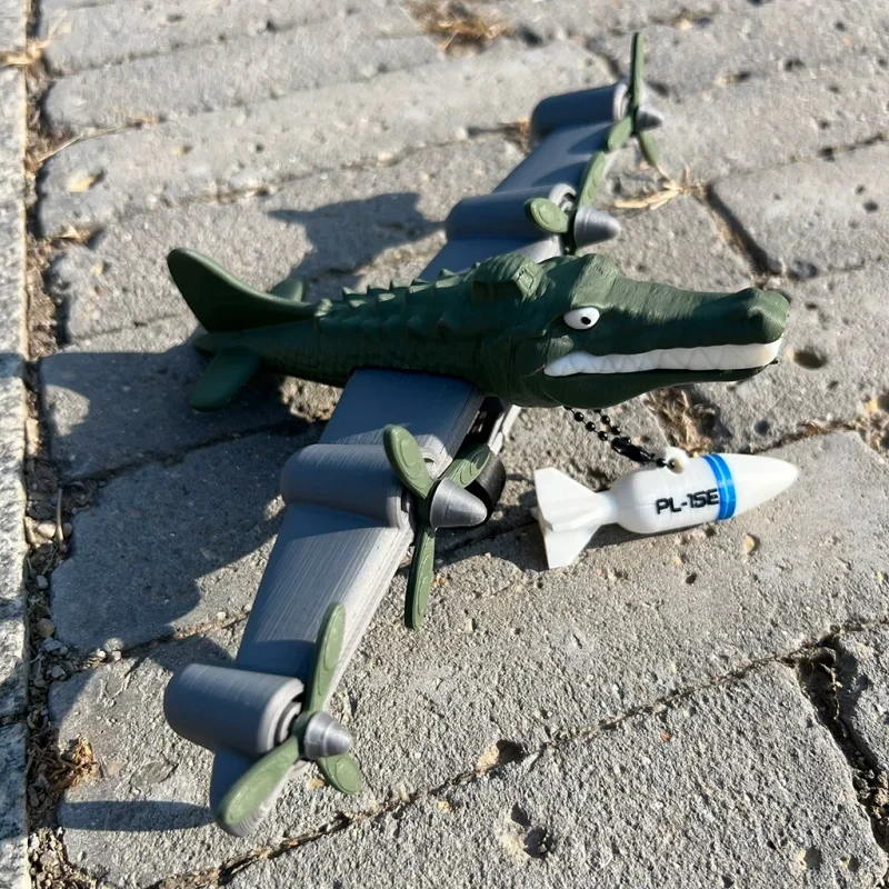 

Крокодил-бомбардировщик, мышечный оранжевый чайник, банан, дельфин, кокосовая кукла, забавная игрушка, украшение для рабочего стола, коллекция орнаментов, креативный подарок