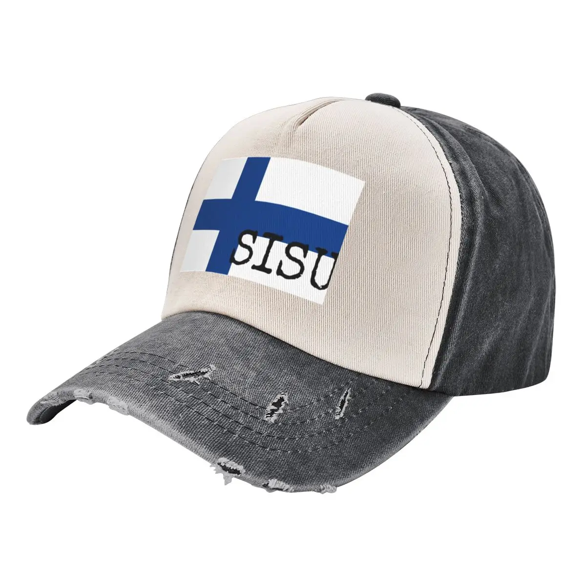 

Sisu Finnish Flag Baseball Cap Golf Hat Golf Cap Boy Women's