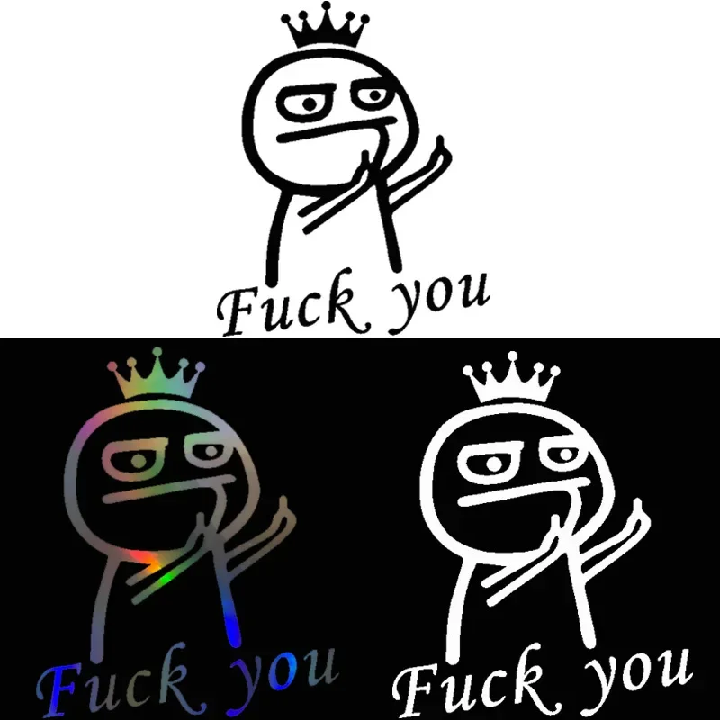 15x12 см Fxxk искусственная наклейка на автомобиль, кузов автомобиля, бампер, окно, мотоцикл, ноутбук, настенная виниловая пленка, наклейка, автомобильные аксессуары для тюнинга