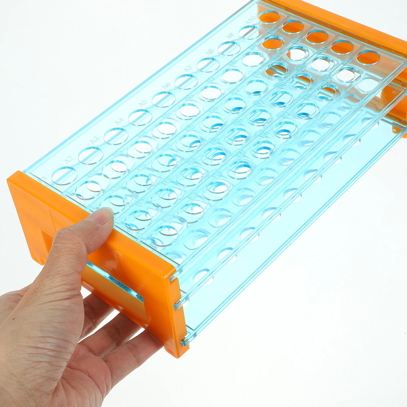 

Test Tube Rack Tubes Display Lab Racks Storage Organizer for Laboratory Stand