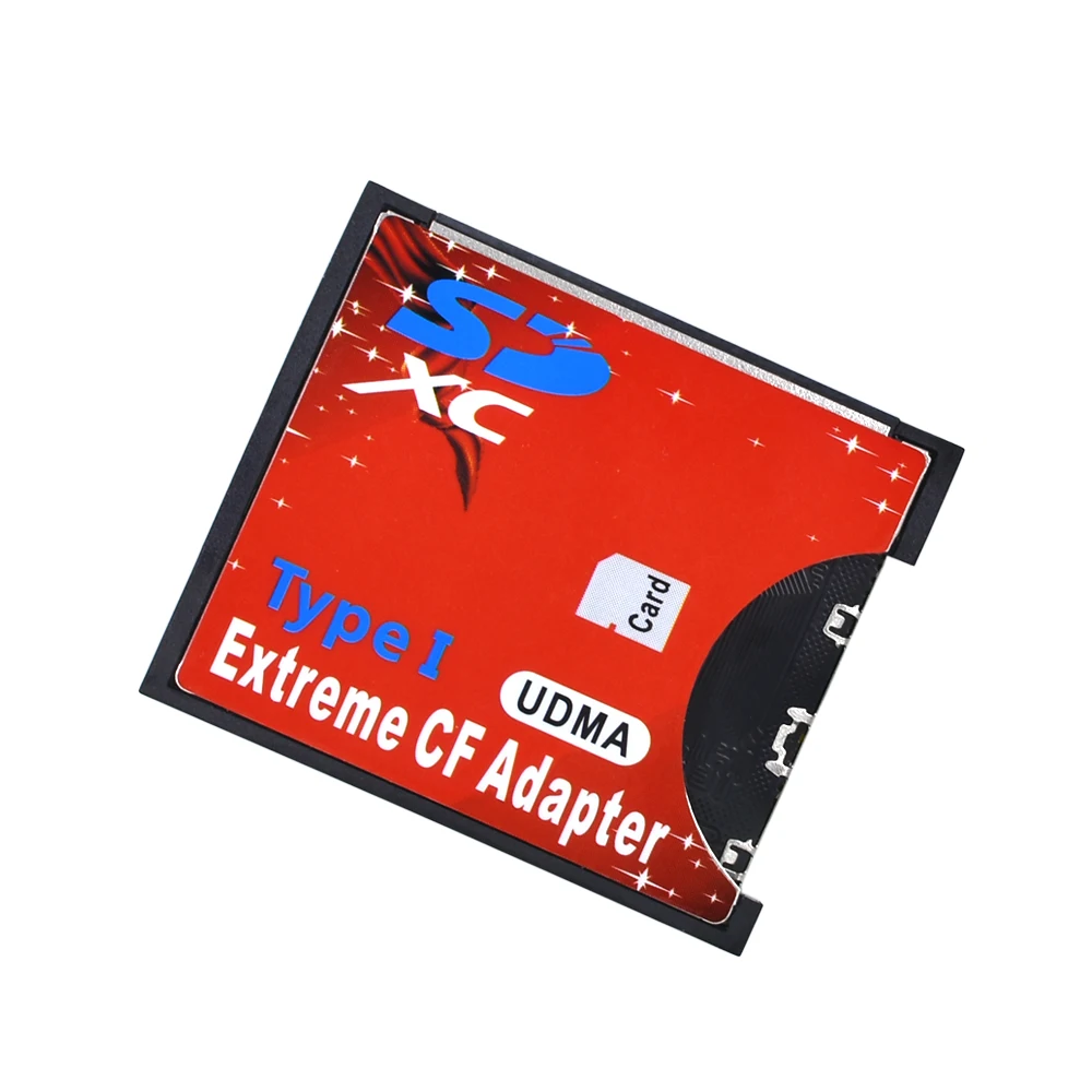 Wifi SD to CF Card Adapter MMC SDHC SDXC to Standard Compact Flash Type I Card Converter UDMA Card Reader For Camera