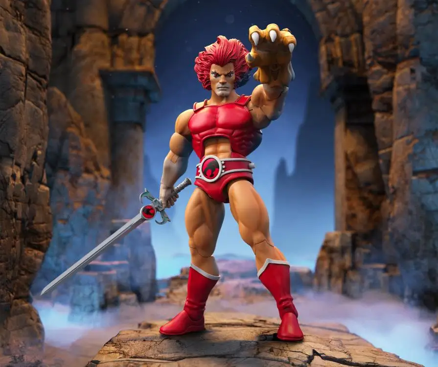 Original Super7 The 5rd Lineup Thundercats One:12 Bengali Vultureman Hammerhand Lion-O Mirror PVC Action Figure Toy Doll Gift