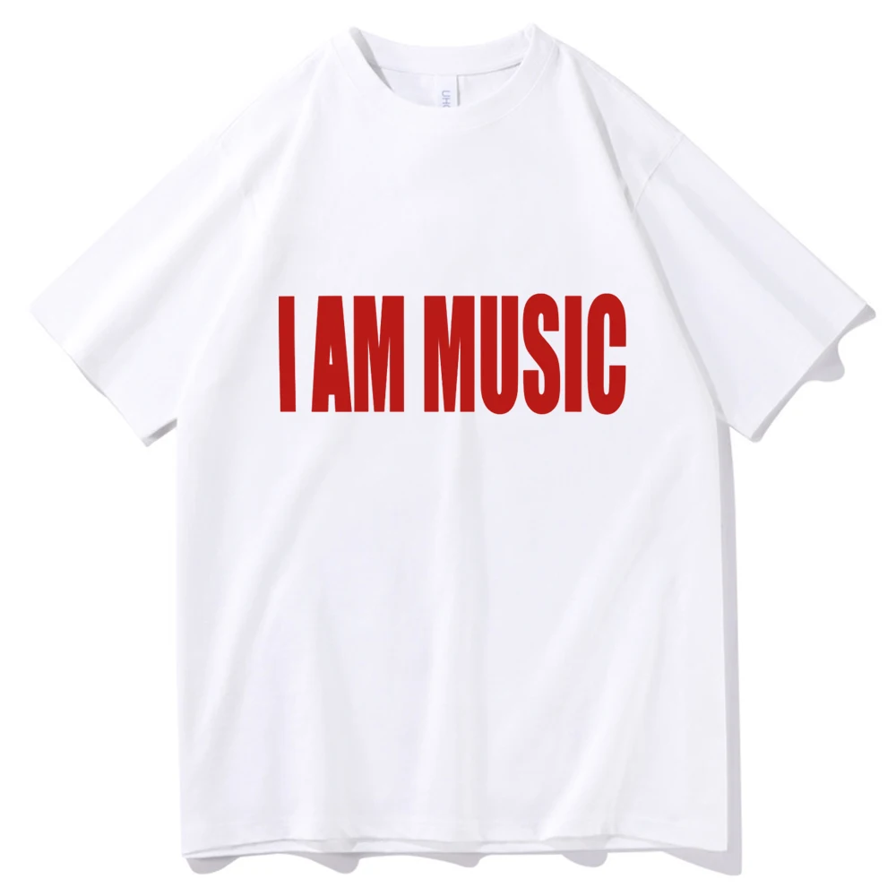 أنا موسيقى Playboi Carti 2025 تي شيرت رجل إمرأة Harajuku س الرقبة الصيف قميص غير رسمي