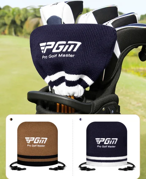 PGM Golf Clubs Head Cover Knitted Elastic Rope Tie Iron Rod Set Protective Hat GT215