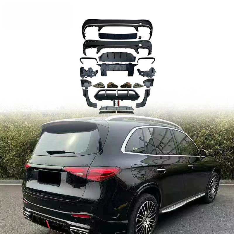 

Premium Car Accessories X254 GLC Facelift Rear Bumper New Auto Parts Upgrade With Plastic Material Condition N High Quality