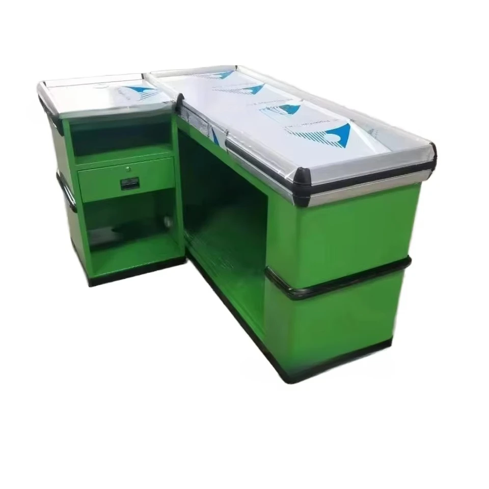 Supermarket checkout page Integrated POS system bracket for cashiers