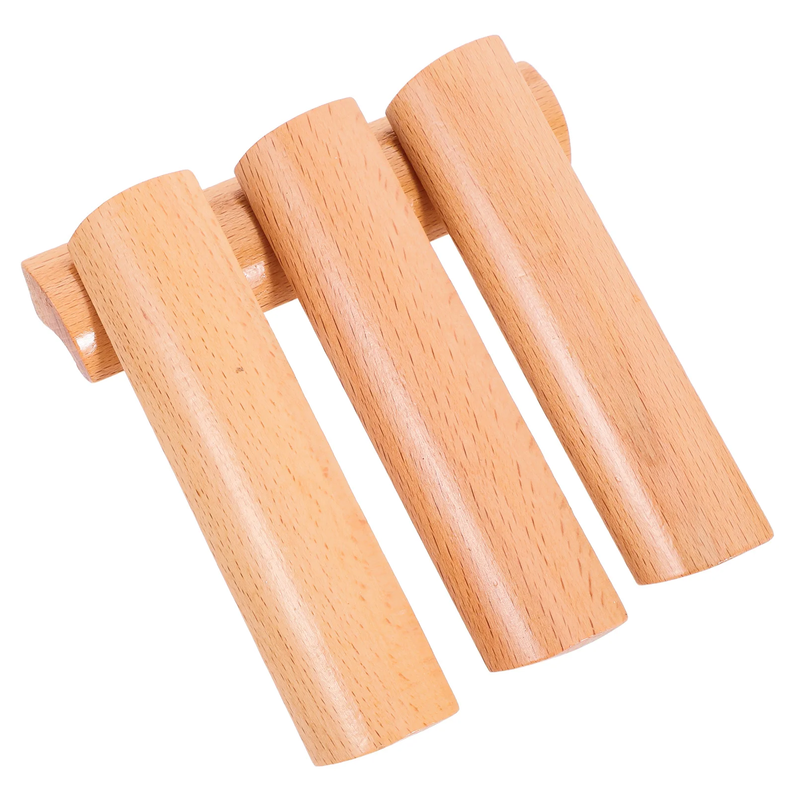 

4Pcs Wood Pulls Cabinet Handles Kitchen Drawer Pulls Wooden Furniture Handles for Wardrobe Cupboard Natural Ergonomic Grip