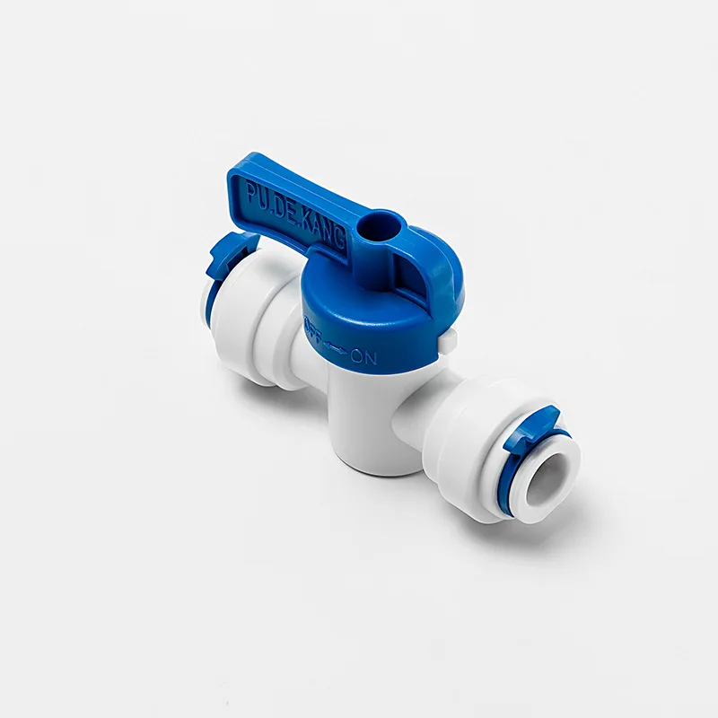 Water Purifier Ball Valve 8MM Pipe Switch Straight Through Is Suitable for Docking Valve Joint Accessories