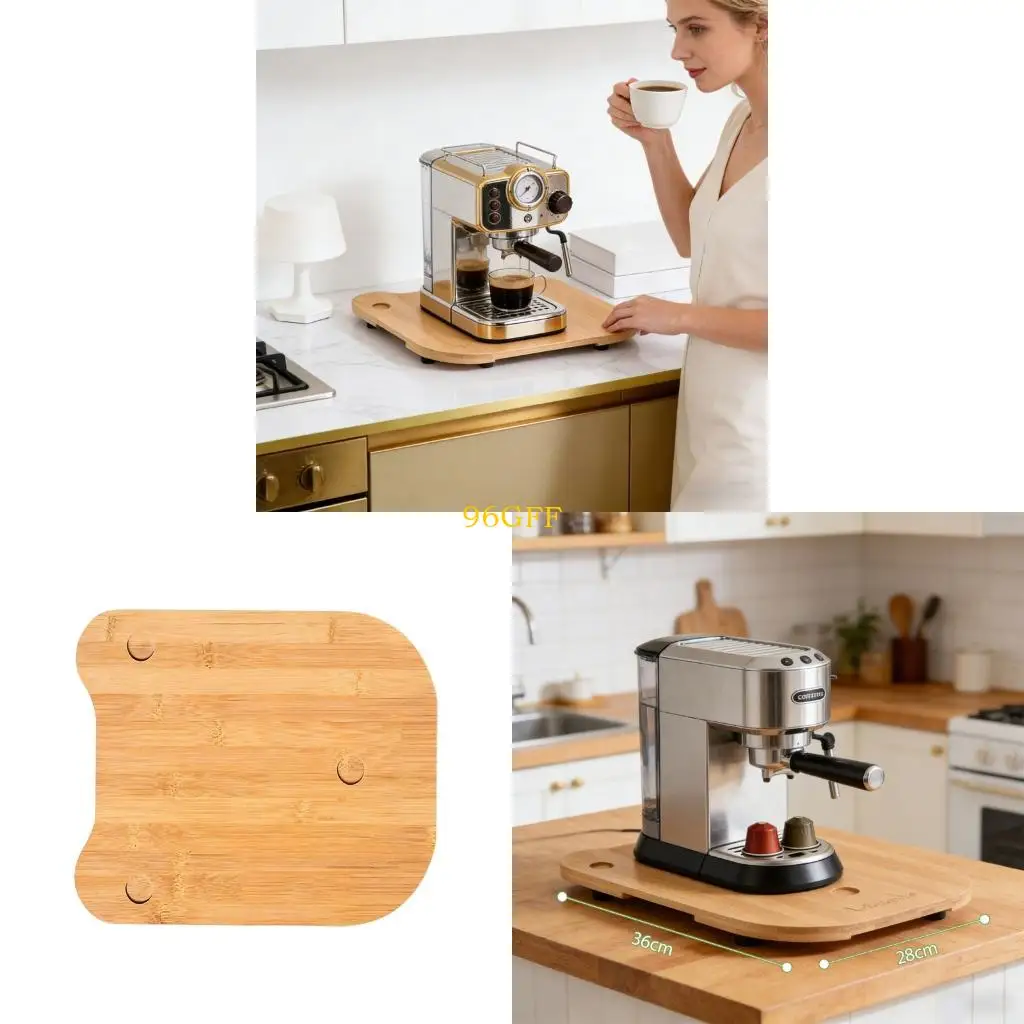 

96GF Strong Wooden Base With Secure Hold For Coffee Maker And Mixer