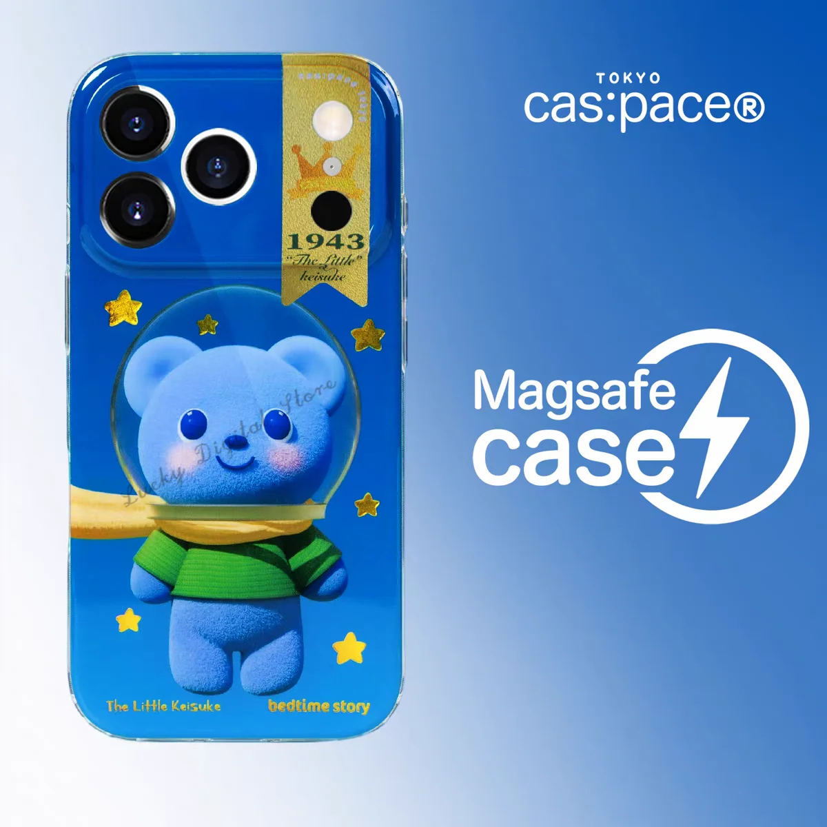Original caspace The Little Keisuk Magnetic Phone Case Advanced Airbag Anti-fall Protective Cove Compatible with iPhone 17 Serie
