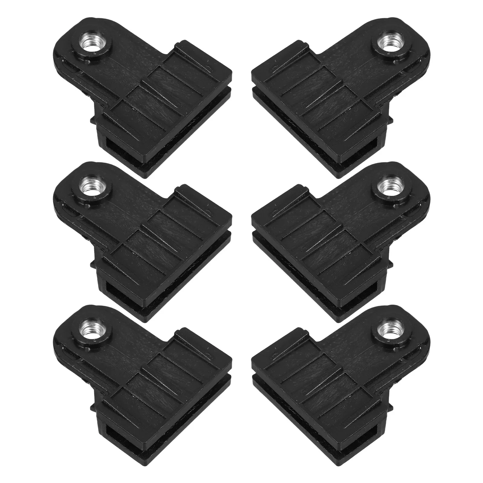 

6Pcs Car Window Door Regulator Clips Glass Channel Clamps Black Easy Installation Repair Replacement for Window Regulator Fix