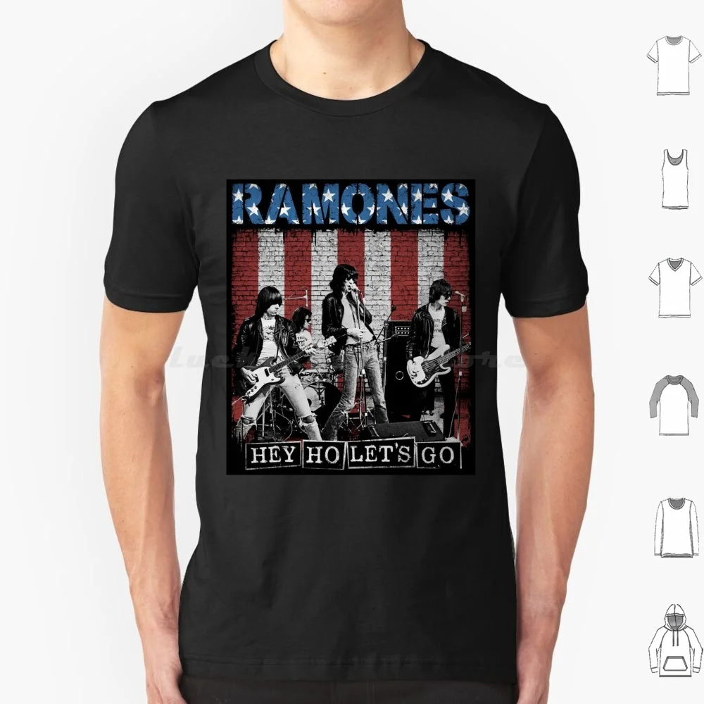 Raamones-Hey Ho Lets Go تي شيرت الرجال النساء الاطفال 6xl فاسق الثقيلة الفرقة ريترو أمري الفرقة شعار الفرقة الجمجمة شعار #1
