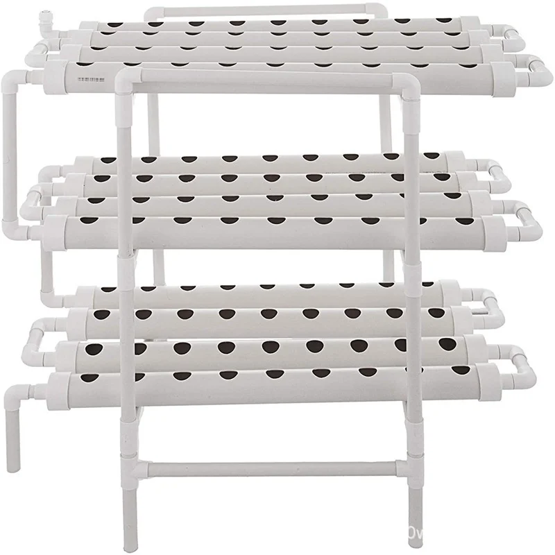 New Three-layer 12-tube 108-hole Hydroponic System Soilless Cultivation Equipment Pipeline Planting Pastoral Design