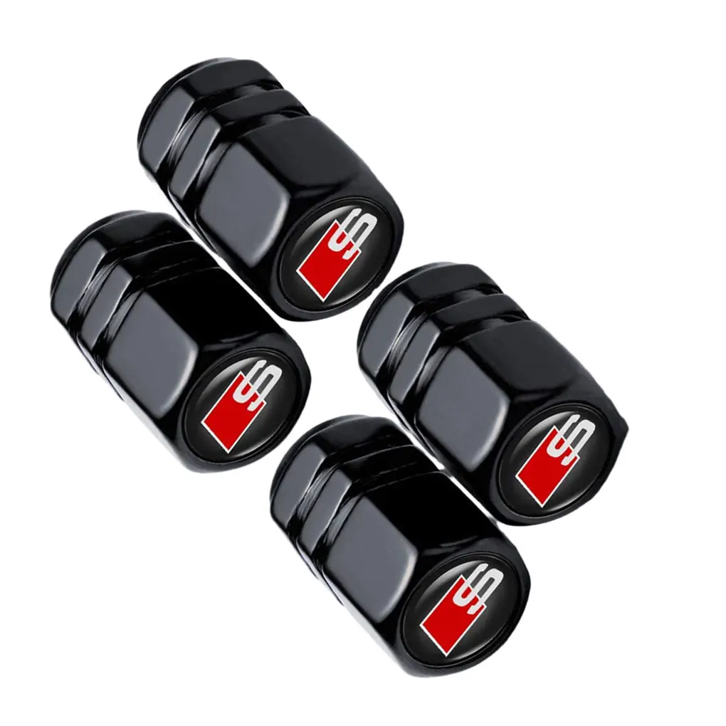 4pieces Customize Car S Appearance With These Durable Tire Valve Caps High Performance Copper red