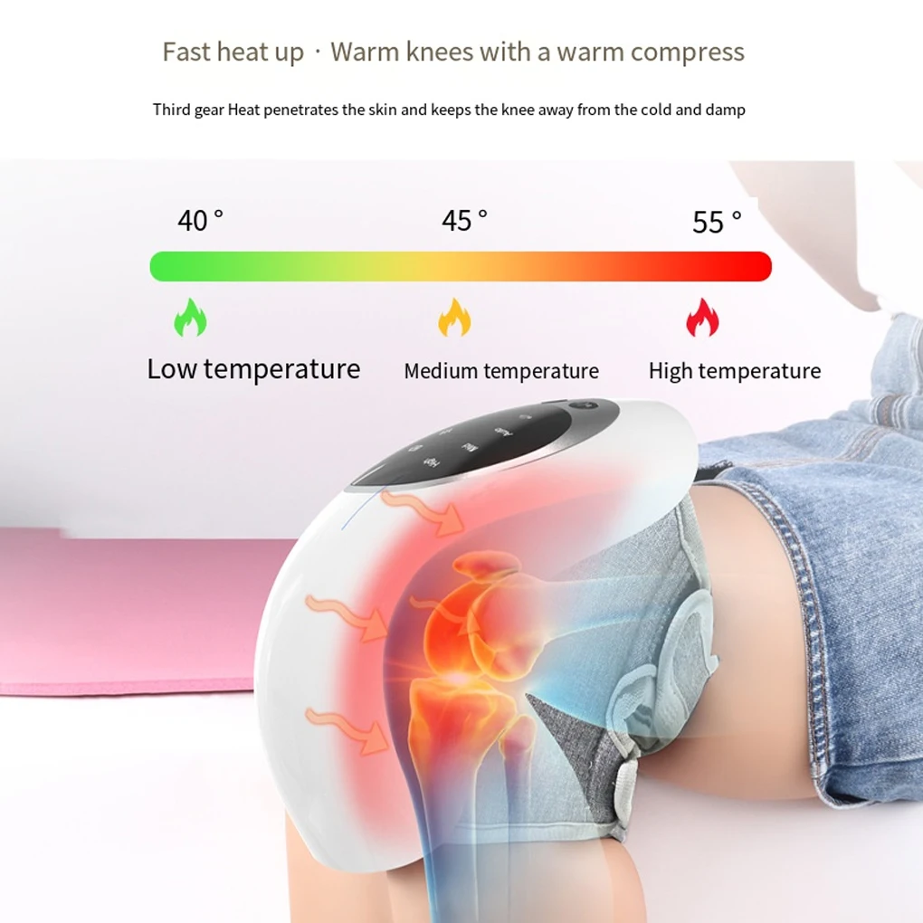 3 スピード温湿布膝リラックスマッサージ膝キャップレーザー赤外線肘肩マッサージ関節痛の硬さを和らげます