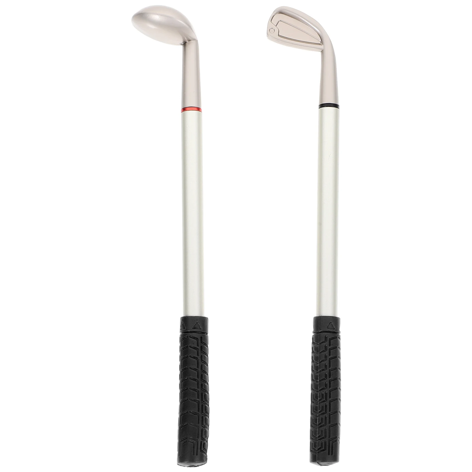 

2pcs Pen Ballpoint Cap Creative Desk Metal Office Writing Tools Gifts Black Red Golf Pens Ballpoint Pen