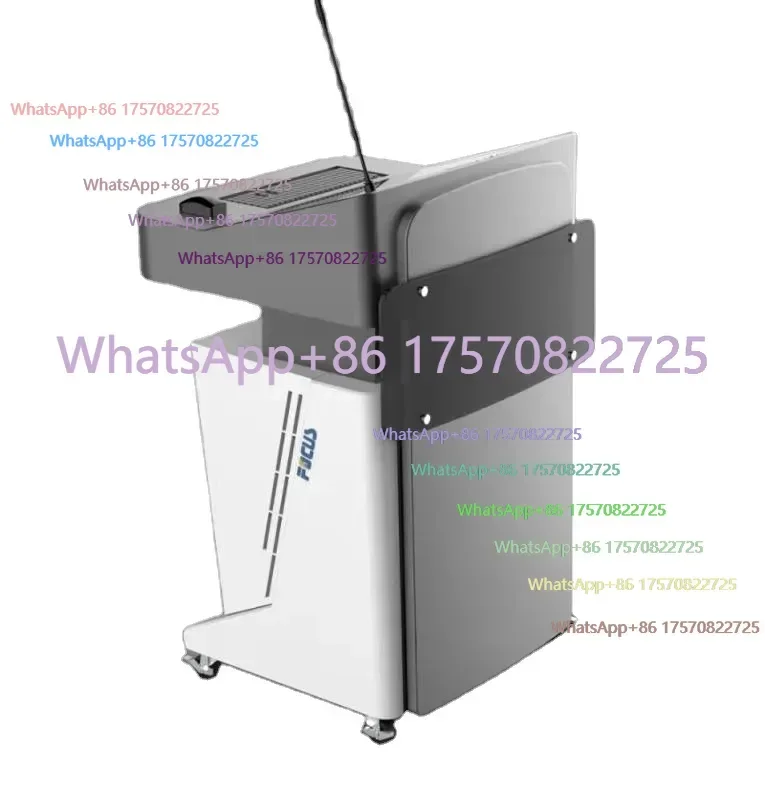 School Teacher's Lectern Audio Visual iOT wireless controlling with Rack Cabinet classroom Height Adjustable podium