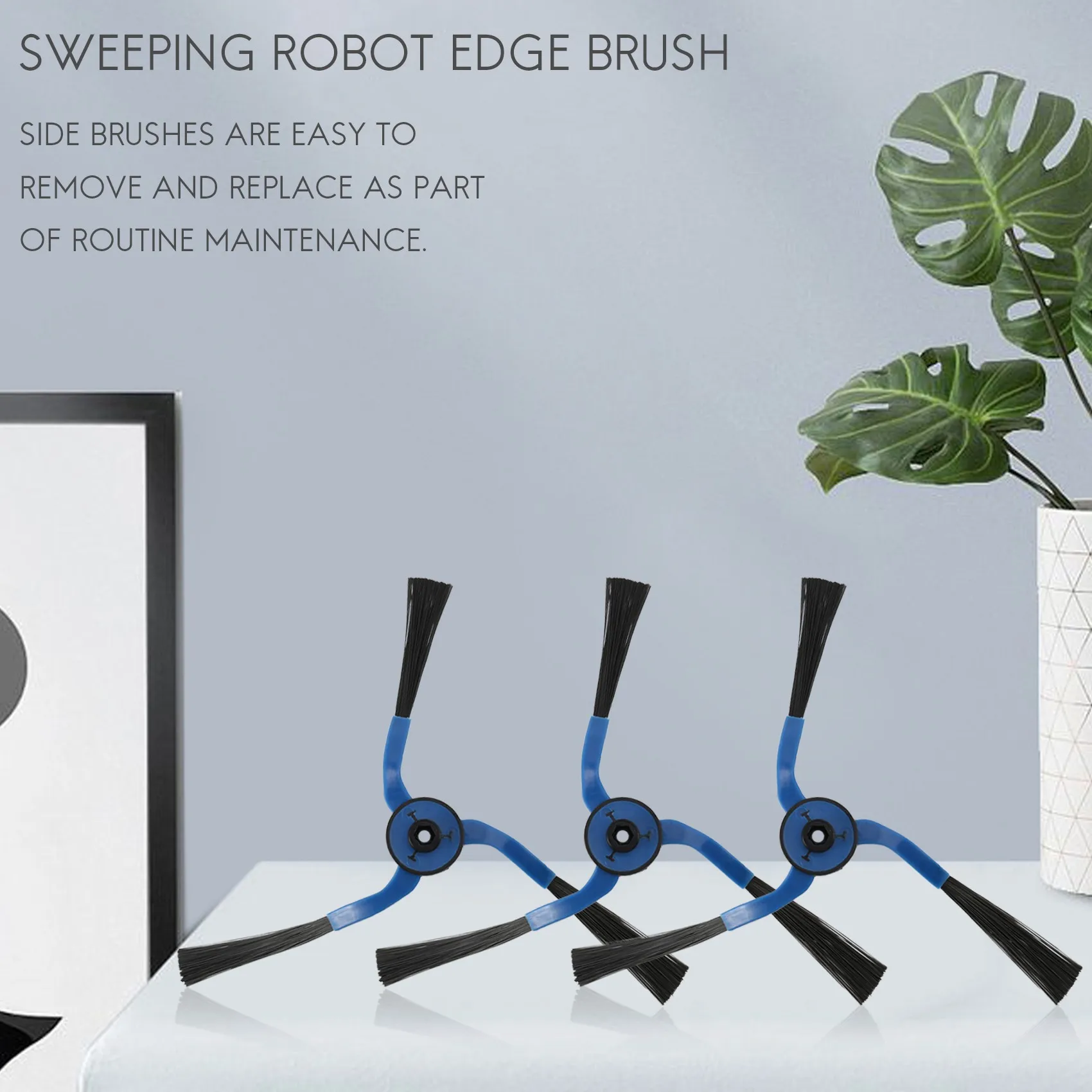 3 pary szczotek bocznych do robota Samsung Navibot VC-RM96W VC-RM72VR VC-RM84V VC-RM52VR SR8855 SR8751 SR8845 SR8895 SR8950A83X