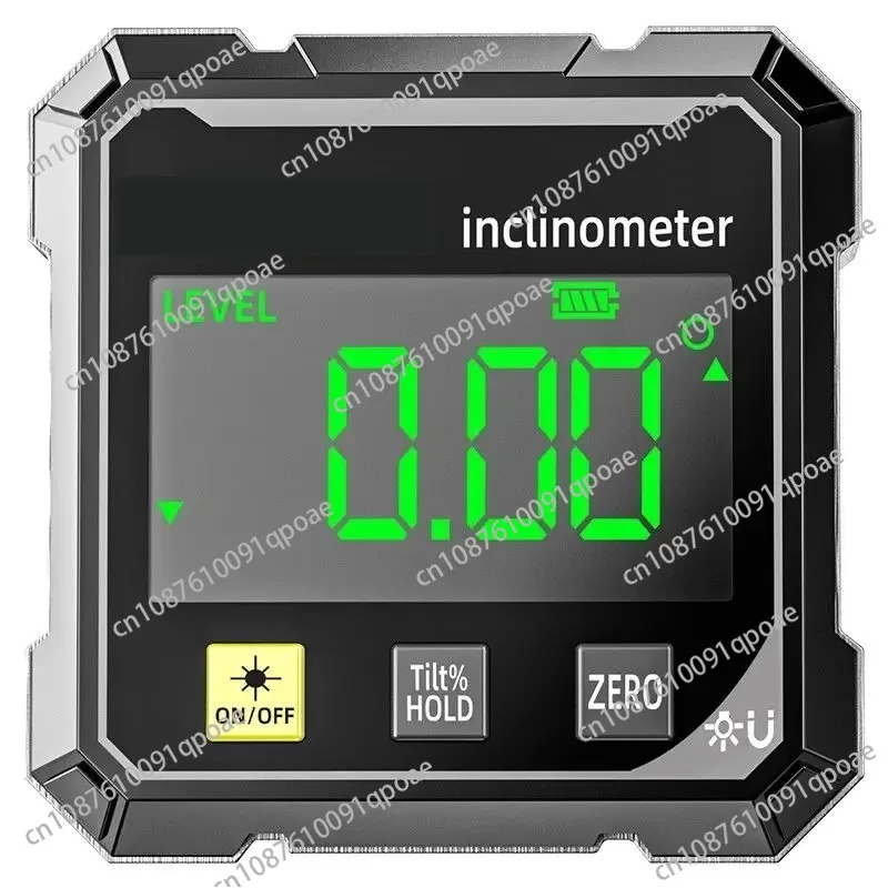Magnetic Digital Angle Finder Electronic Gauge Ruler Protractor Mini Inclinometer Measuring Tool