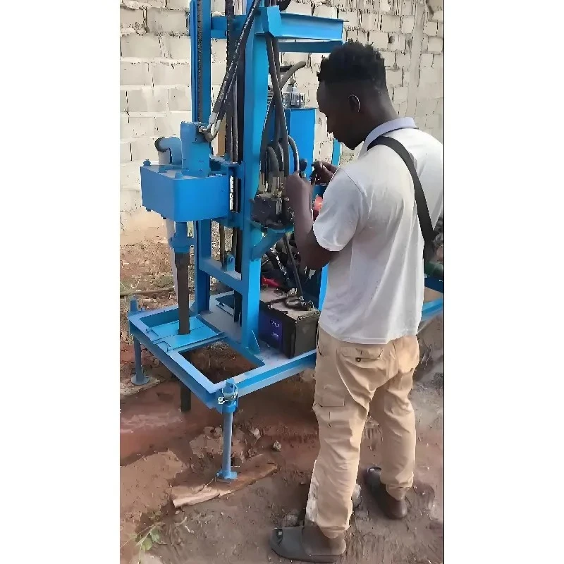 Portable Water Well Drilling Rig Deep Hole Drill Machine High Efficiency Customized for Home Farm Irrigation High Efficiency