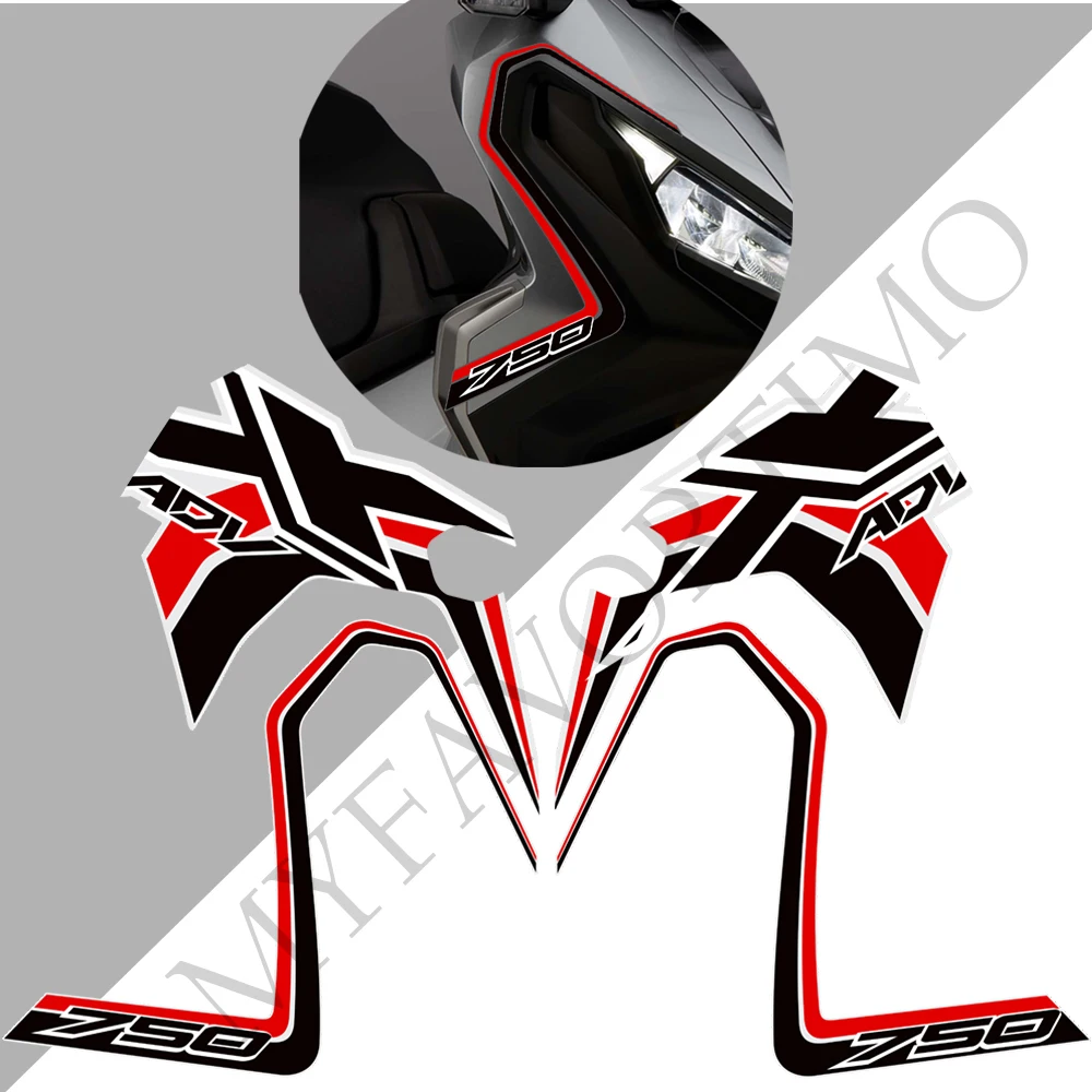 X ADV 750 para HONDA XADV X-ADV X ADV 750 2016-2022 pegatinas de motocicleta calcomanías kit protector de Scooters