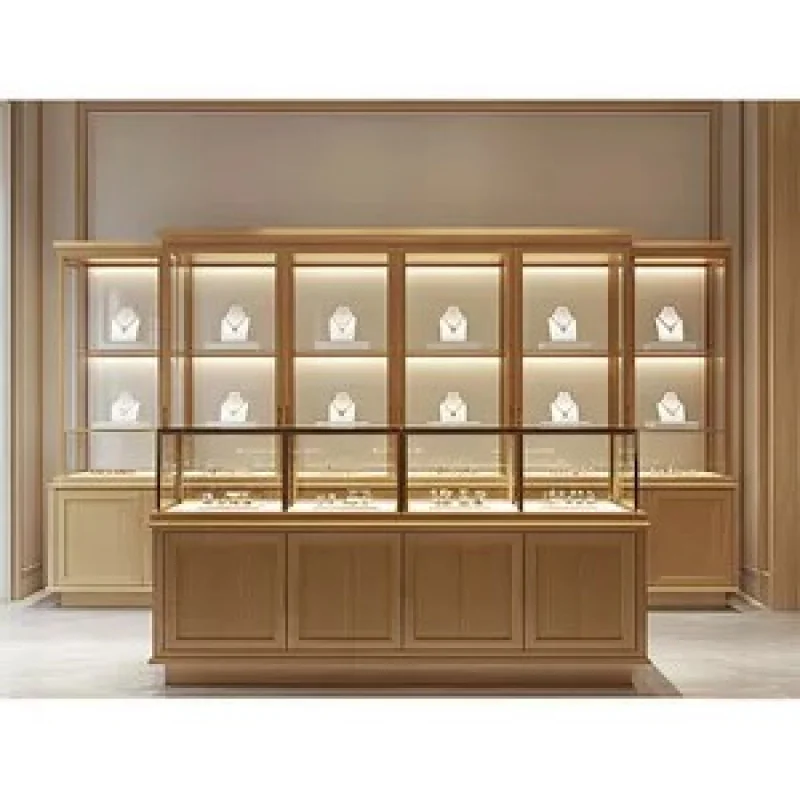 custom.Luxury Custom LED Display Stand Perfume Store Complete Turnkey Retail Store Solution with Counters and Showcase Fixtu