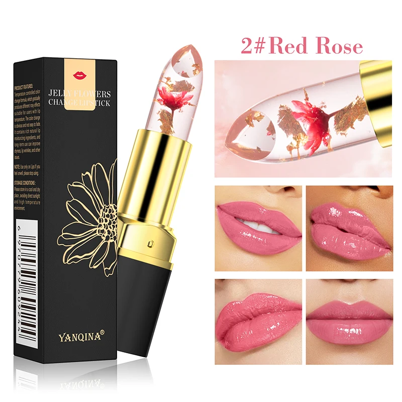 Lápiz labial mágico resistente al agua que cambia de Color, lápiz labial rojo de larga duración, maquillaje Kawaii, Cosméticos bonitos para niñas