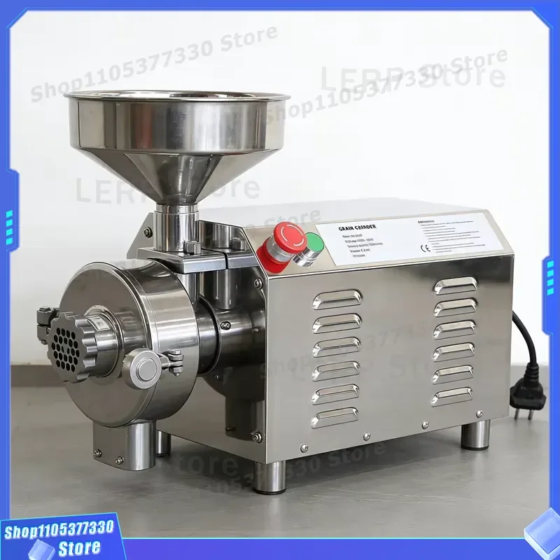 2200W Electric Coffee Bean Grinder Automatic Stainless Steel Industrial Mill 1000g Large Capacity Tank 220V Heavy Duty