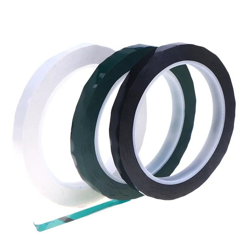 3/6/10MM 66M Graphic Whiteboard Tape Adhesive Chart Line Grid Electrical Marking Tapes High Temperature Resistant Pinstripe Tape