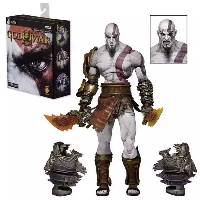 

God of War Kratos Hand Фигурка и Lord Kratos Joint Moving Toy Скульптура Кукла Модель Collect Boy Toys Рисунок