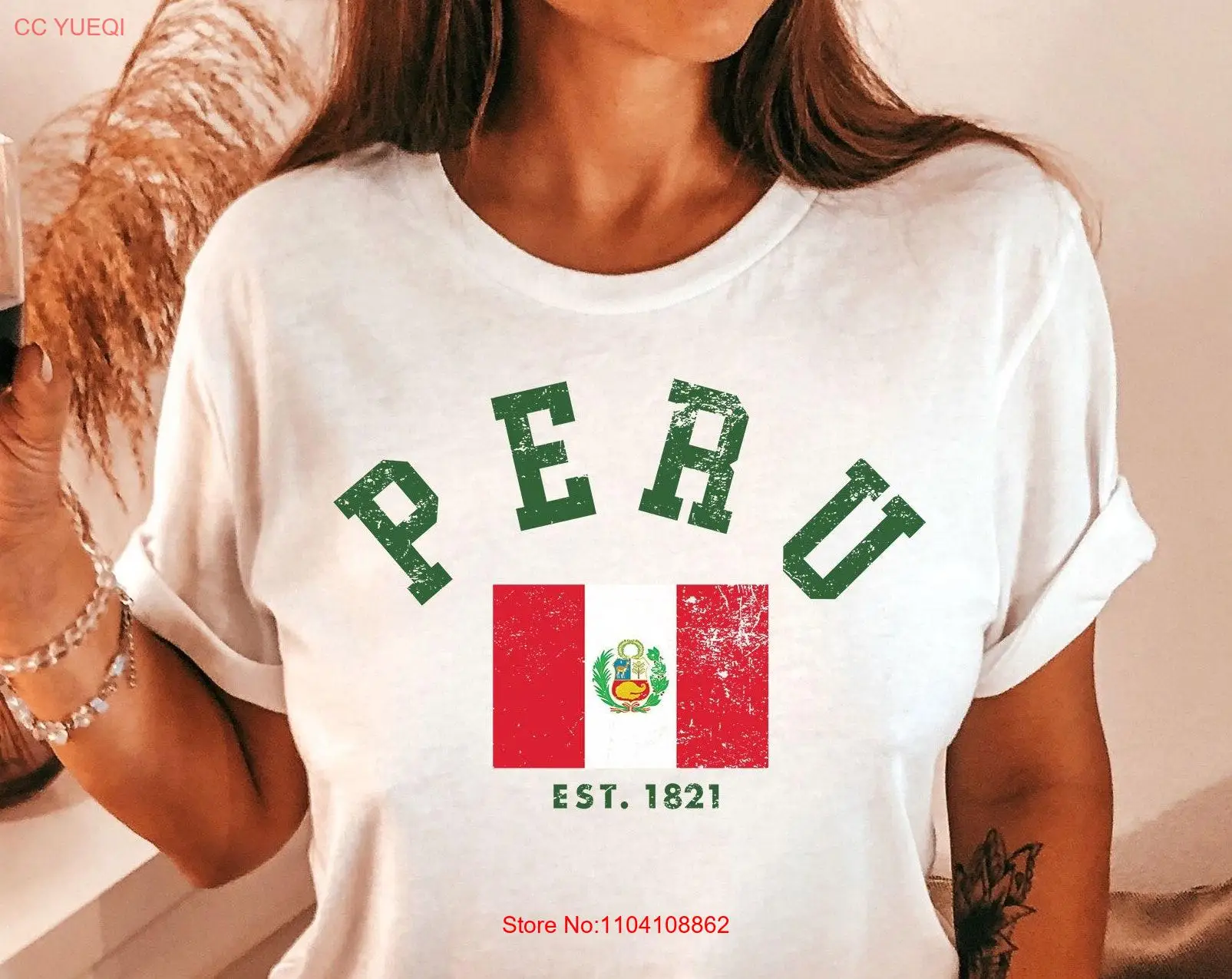 

Перу подарок девушке женская латина футболка Chula испанский FeminisT Peruana с длинными или короткими рукавами