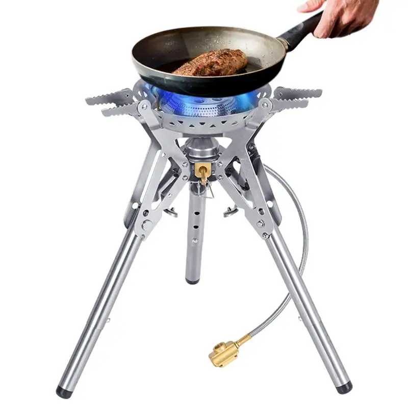 

Outdoor Camping Stove Portable Electronic Ignition Stoves Cooking Burner Adjustable For Outdoor Camping Hiking Picnic Car Travel