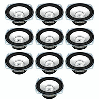 1PC 10PCS 3 Inch 4Ohm 10W Full Range Speakers Square Portable Audio Sound Speaker Unit For Home Theater Loudspeakers DIY