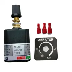 Aireador Livewell 12V con temporizador ajustable