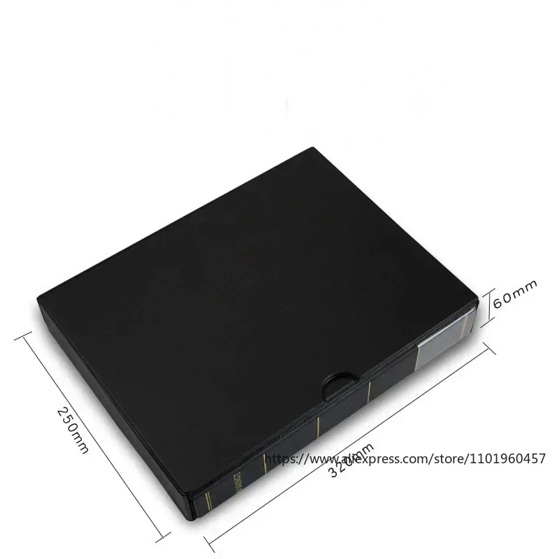 Home Office Storage Philatelic Album with High Capacity and Empty Pages for RMB Collectors 320x250x60mm