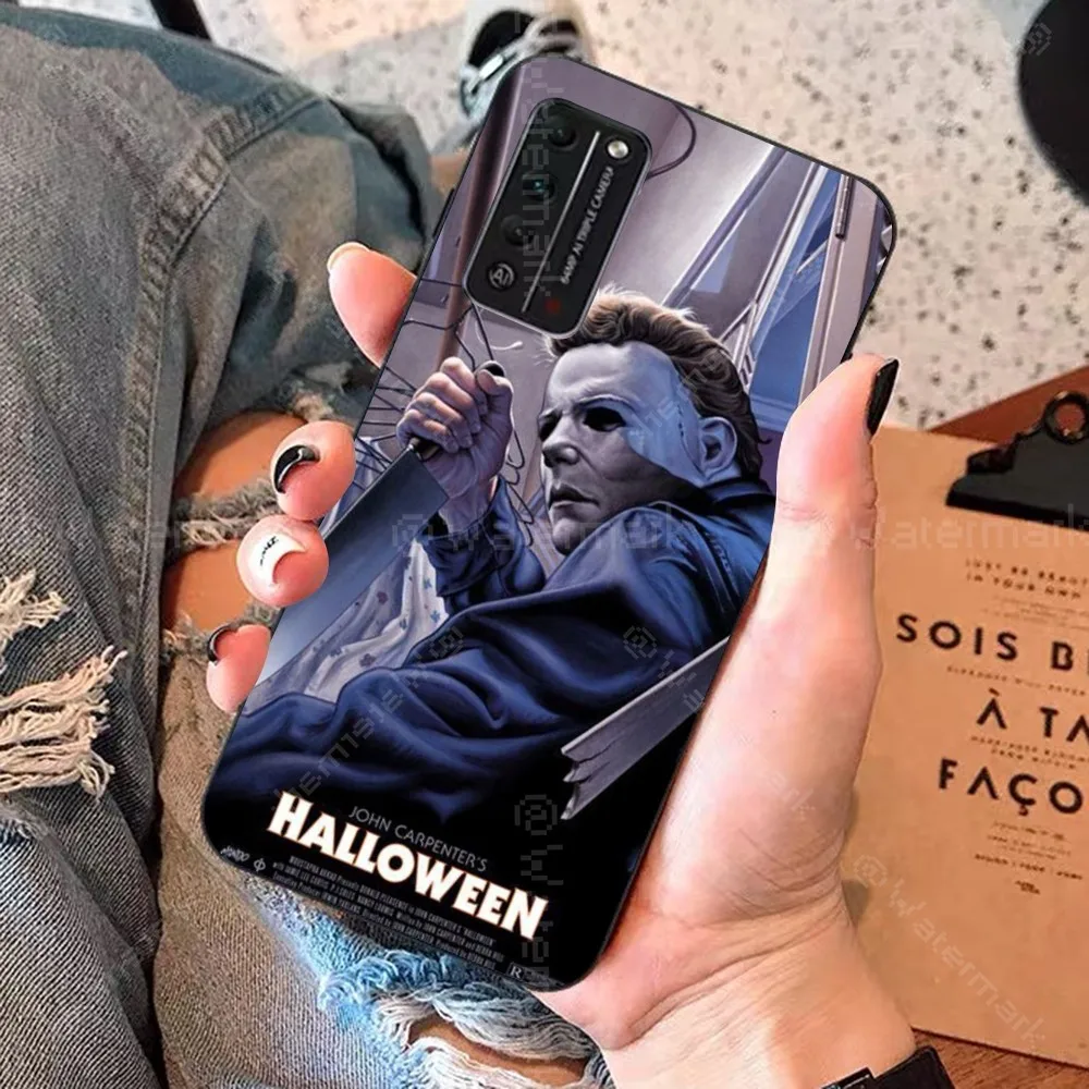 M-Michaels-M-Myers Horror Halloween Movie Phone Case For Huawei Honor 10 Lite 9 20 9X 30 50 60 70 Pro Plus Soft Silicone Cover