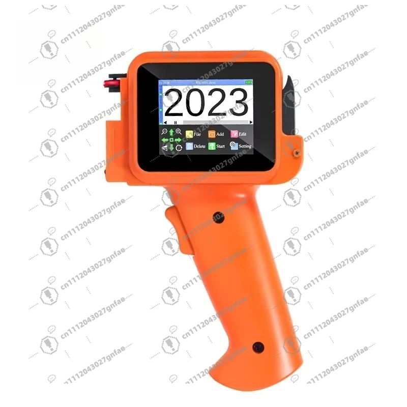Handheld Inkjet Printer 600dpi Portable Coding Machine for Date Batch Number Barcode Marking on Carton Metal Plastic