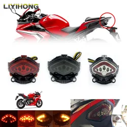 For HONDA CB 500 X/R/F CB500X CBR500R CB500F 2013 2014 2015 Motorcycle Integrated LED Tail Light Turn signal Blinker Lamp Red