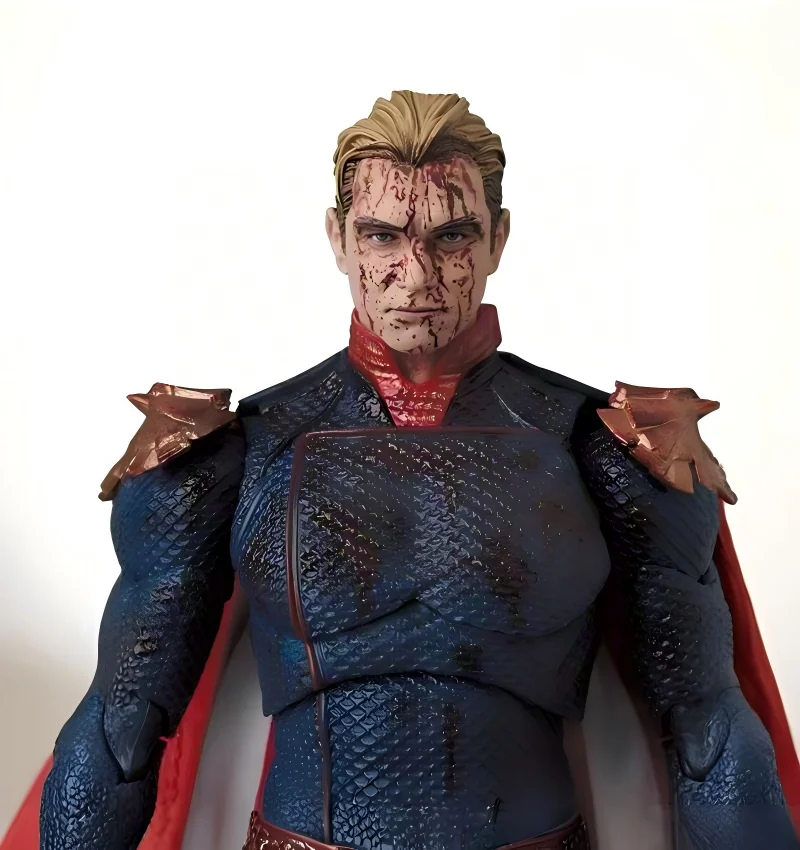 The Boys Homelander Bloody Version Action Figure Collectible Movable Model Statue Anime Toy Gift For Fans Display Decor