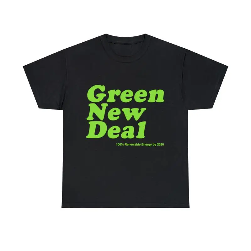 

Зеленая футболка New Deal 2030 S 5XL