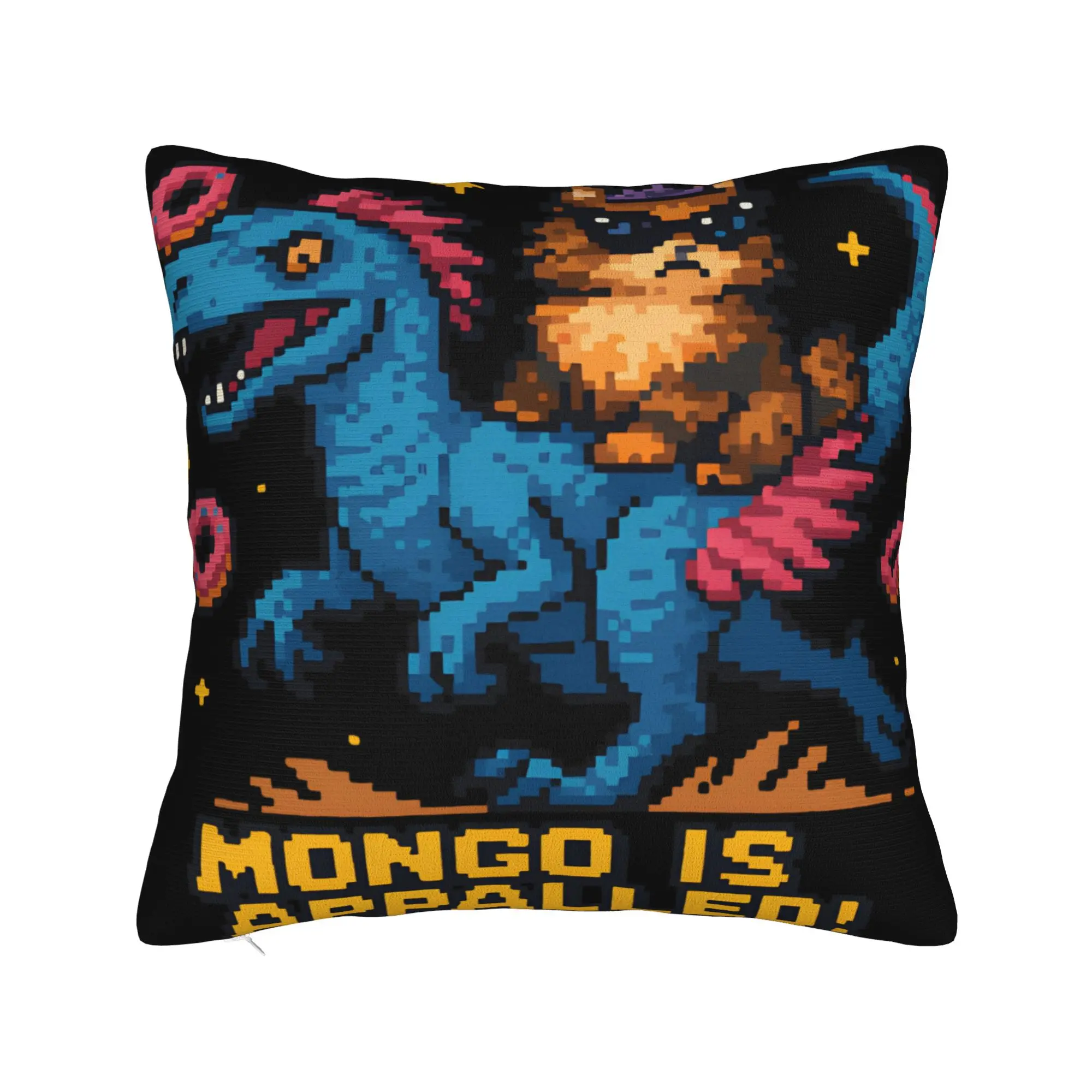 Home Decorations Carl And The Princess Donut and Mongo Dungeon Crawler Carl  Pillowcases Accessories  Pillow Cover