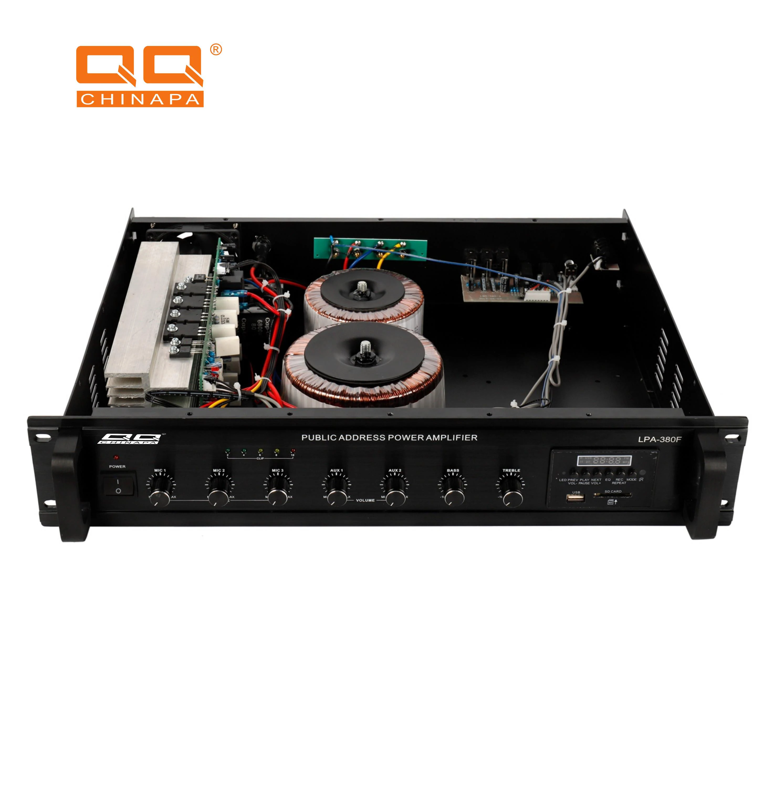 

LPA-680TF QQCHINAPA Профессиональный аудиопроизводитель 680 Вт FM-усилитель с синим зубом
